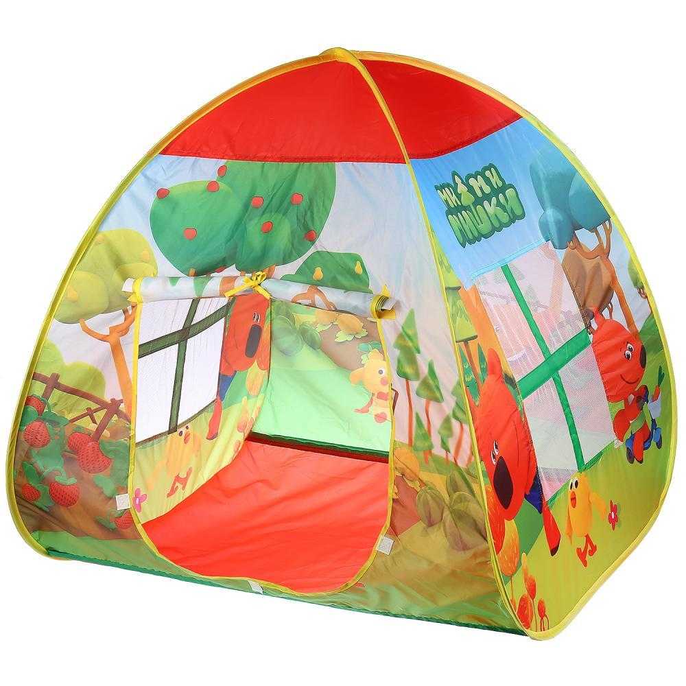 Как собрать детскую палатку с палками. как сложить детскую палатку
